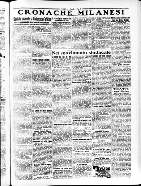 L'Unità : quotidiano degli operai e dei contadini